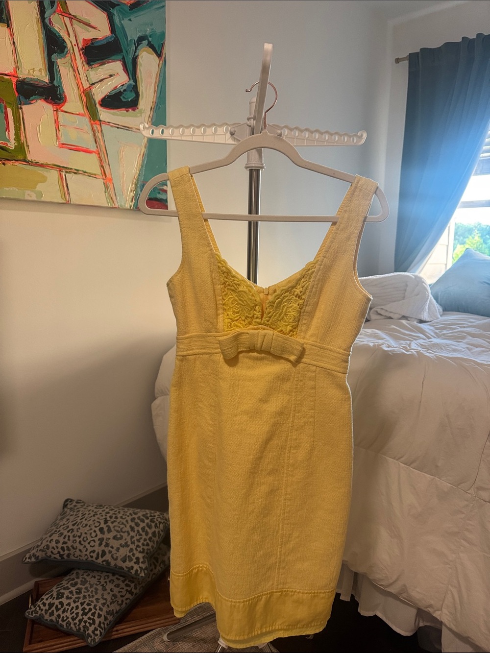 Nanette Lepore Sunny Yellow Midi Dress - Picture 6 of 8